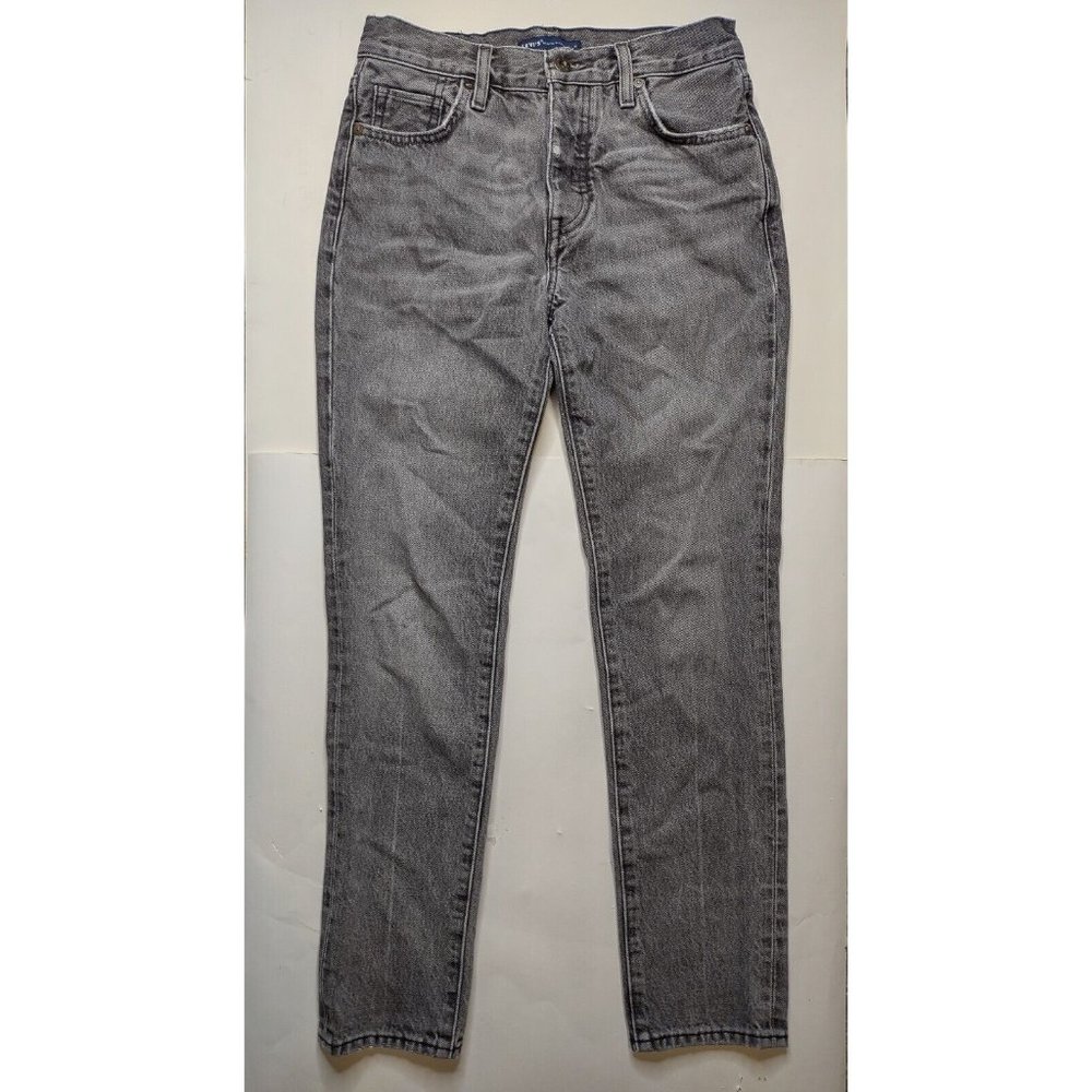 Levi's Made & Crafted Twig High Slim Black Jeans Charcoal Wash Women's 26 x 27